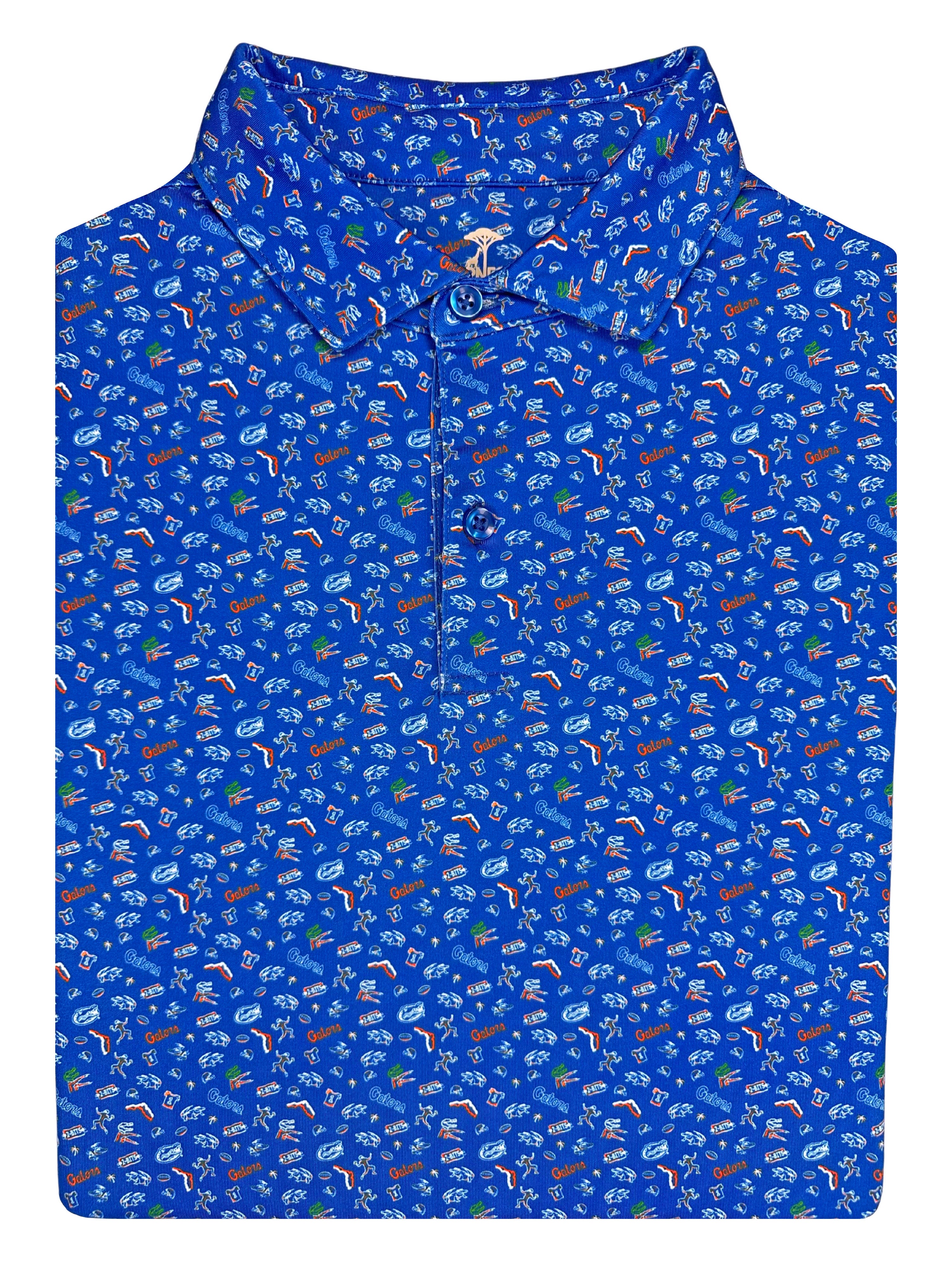 The UF Swamp Saturday Print Polo